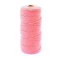 Cotton Macrame Cord 3mm, 100m Roll - Dark Pink