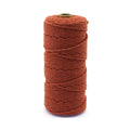 Cotton Macrame Cord 3mm, 100m Roll - Rust Red