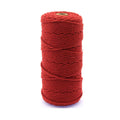 Cotton Macrame Cord 3mm, 100m Roll - Wine Red