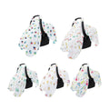Cotton Muslin Stroller and Carrier Cover - Mint Bears and Flowers Print - view 3