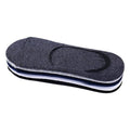 Cotton Rich No Show Liner Socks, 5 Pairs - White, Light Grey, Dark Grey and Navy - view 3