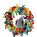 Cotton Rope Ring Bird Chew Toy, Parrot Swing and Cage Play Perch, 30 cm - view 2