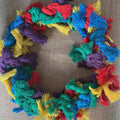Cotton Rope Ring Bird Chew Toy, Parrot Swing and Cage Play Perch, 30 cm - view 4