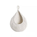 Cotton Rope Wall Hanging Basket - Large (28 x 21 cm)