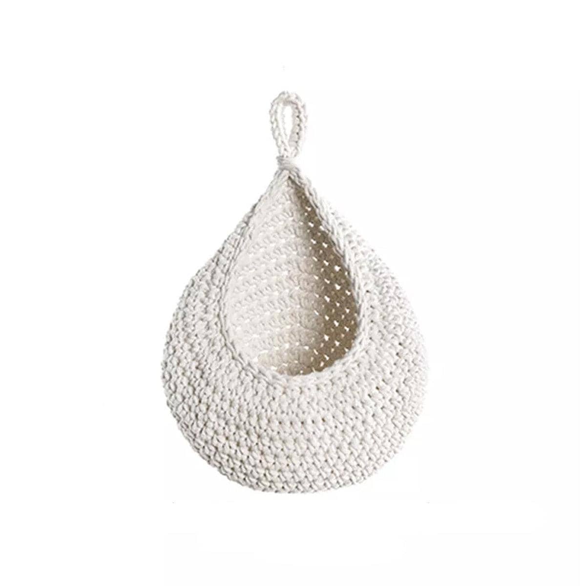 Cotton Rope Wall Hanging Basket - Small (23 x 17 cm)