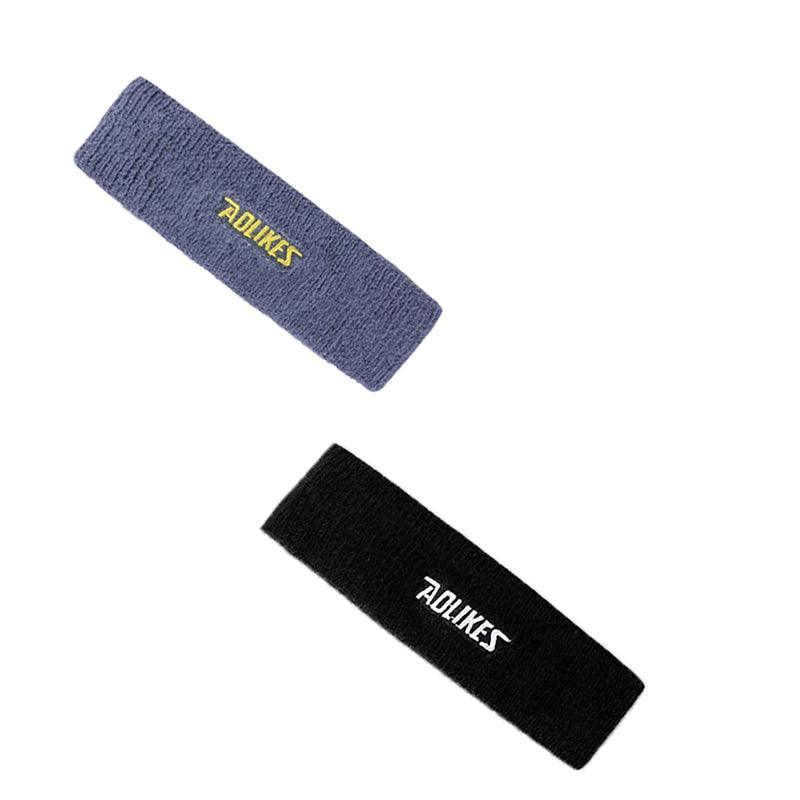 Cotton Sports Sweatband Headband for Gym and Yoga - Green - view 4