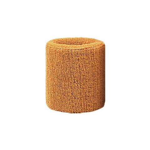 Cotton Sports Wristband Sweatband for Tennis, Gym and Yoga - Apricot