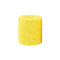 Cotton Sports Wristband Sweatband for Tennis, Gym and Yoga - Yellow