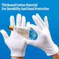 Cotton Work Gloves, Pack of 12 Pairs - White, XL (Hand Length 24-25 cm) - view 5