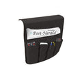 Couch Armrest Organiser with 5 Pockets - Black
