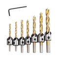 Countersink Drill Bit Set, 8 Piece 3 to 10 mm 5 Flute Woodworking Reamer - view 2