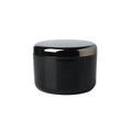 Covered Ashtray with Lid, Minimalist Ash Proof 11.2 x 8 cm - Black