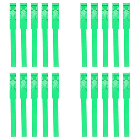 Cow Identification Foot Bands, Pack of 20 - Green