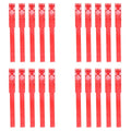 Cow Identification Foot Bands, Pack of 20 - Red