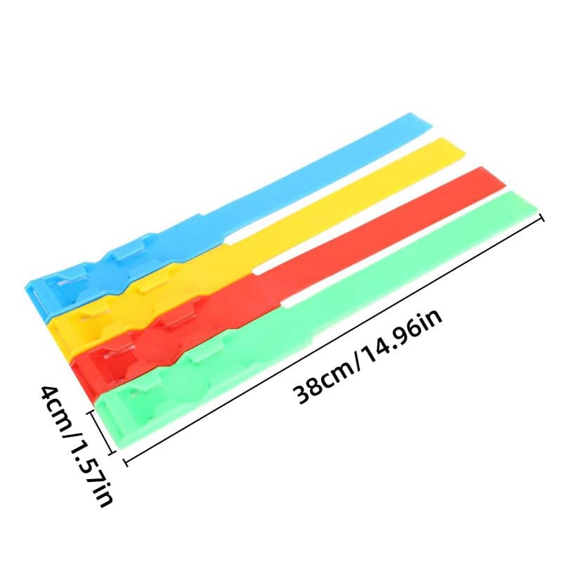 Cow Identification Foot Bands, Pack of 20 - Red - view 4