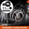 Crankshaft Locking Tool Set in Chromium Vanadium Steel for EA288 1.4 1.6 2.0 TDI Engines