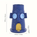 Creative Resin Pen Holder and Desk Organiser - Blue Speckled Face Design - view 3