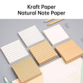 Creative Sticky Notes Tearable Square Note Pads for Students and Office - Void Style, White - view 5