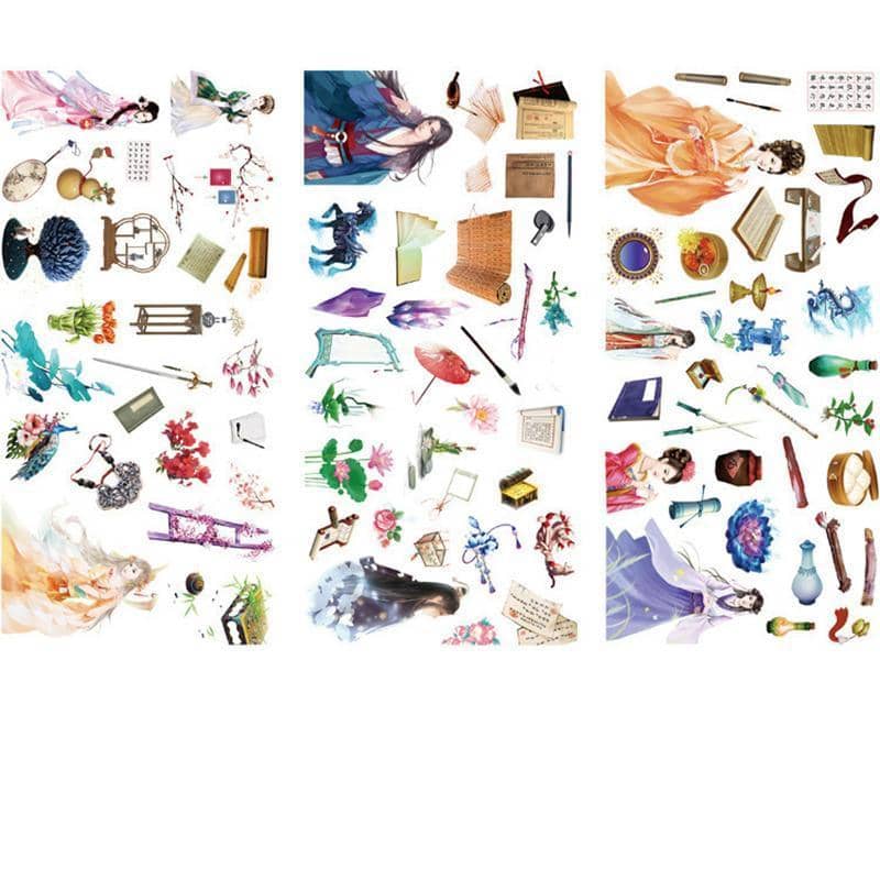 Creative Student Graffiti Sticker Pack - Ancients