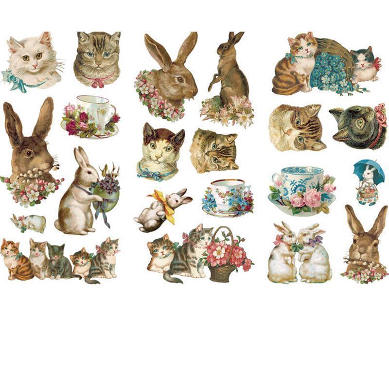 Creative Student Graffiti Sticker Pack - Cute Pet