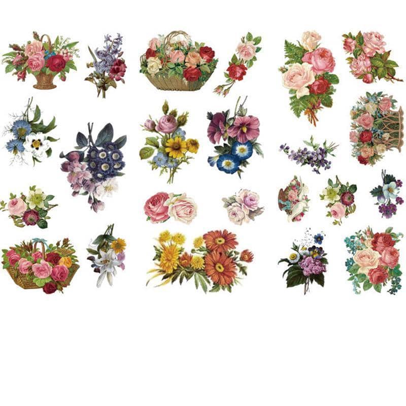 Creative Student Graffiti Sticker Pack - Flowers Bloom