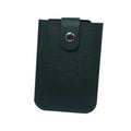 Credit Card Holder, Pull-Out Faux Leather - Dark Green