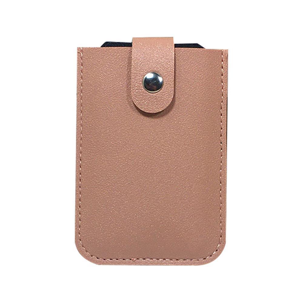 Credit Card Holder, Pull-Out Faux Leather - Pink