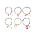 Crystal Charm Beaded Bracelet with Tree and Flower Design - Number 4 - view 3