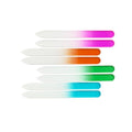 Crystal Glass Nail File Buffers, Pack of 8, Multicolour - view 2