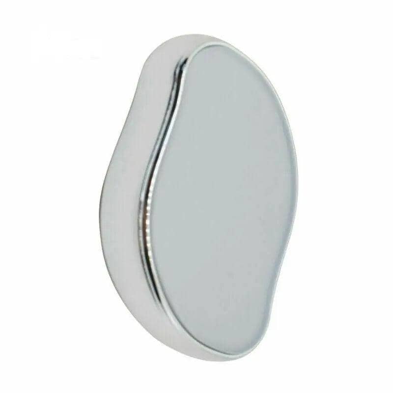 Crystal Hair Removal Eraser Glass Exfoliating Hair Remover for Women and Men - Silver