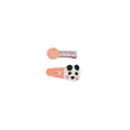 Cube Animal Felt Hair Clips, Pack of 2 - Panda