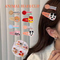 Cube Animal Felt Hair Clips, Pack of 2 - Panda - view 2