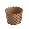 Cupcake Baking Cups Kraft Paper Liners, Pack of 1000 - Chevron