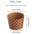Cupcake Baking Cups Kraft Paper Liners, Pack of 1000 - Chevron - view 4
