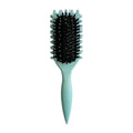 Curl Defining Hair Brush with Ergonomic Handle, 22 x 7.5 cm - Green