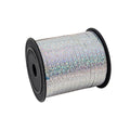 Curling Balloon Ribbon 5mm x 400m Roll for Gift Wrap - Holographic Silver
