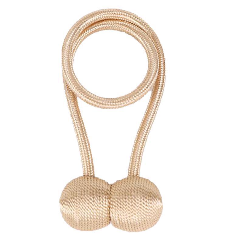 Curtain Tieback with Ball Clasp, Single - Yellow