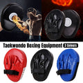 Curved Hand Target Pad for Boxing and Taekwondo, Faux Leather - Red - view 2