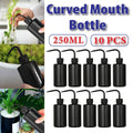 Curved Spout Rinse Bottle 250 ml, Pack of 10 Graduated Squeeze Bottles