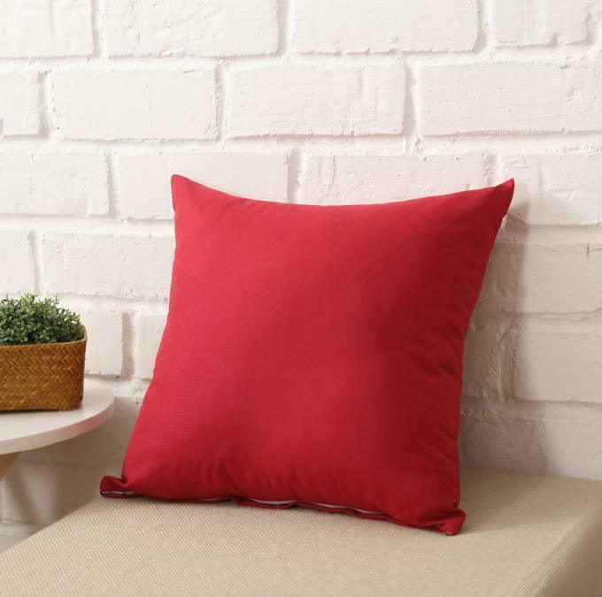 Cushion Cover 40 x 40cm Plain Polyester - Dark Purple - view 16