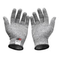 Cut Resistant Gloves for Kitchen and Food Prep - Grey, Large (24 cm)