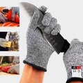 Cut Resistant Gloves for Kitchen and Food Prep - Grey, Large (24 cm) - view 5
