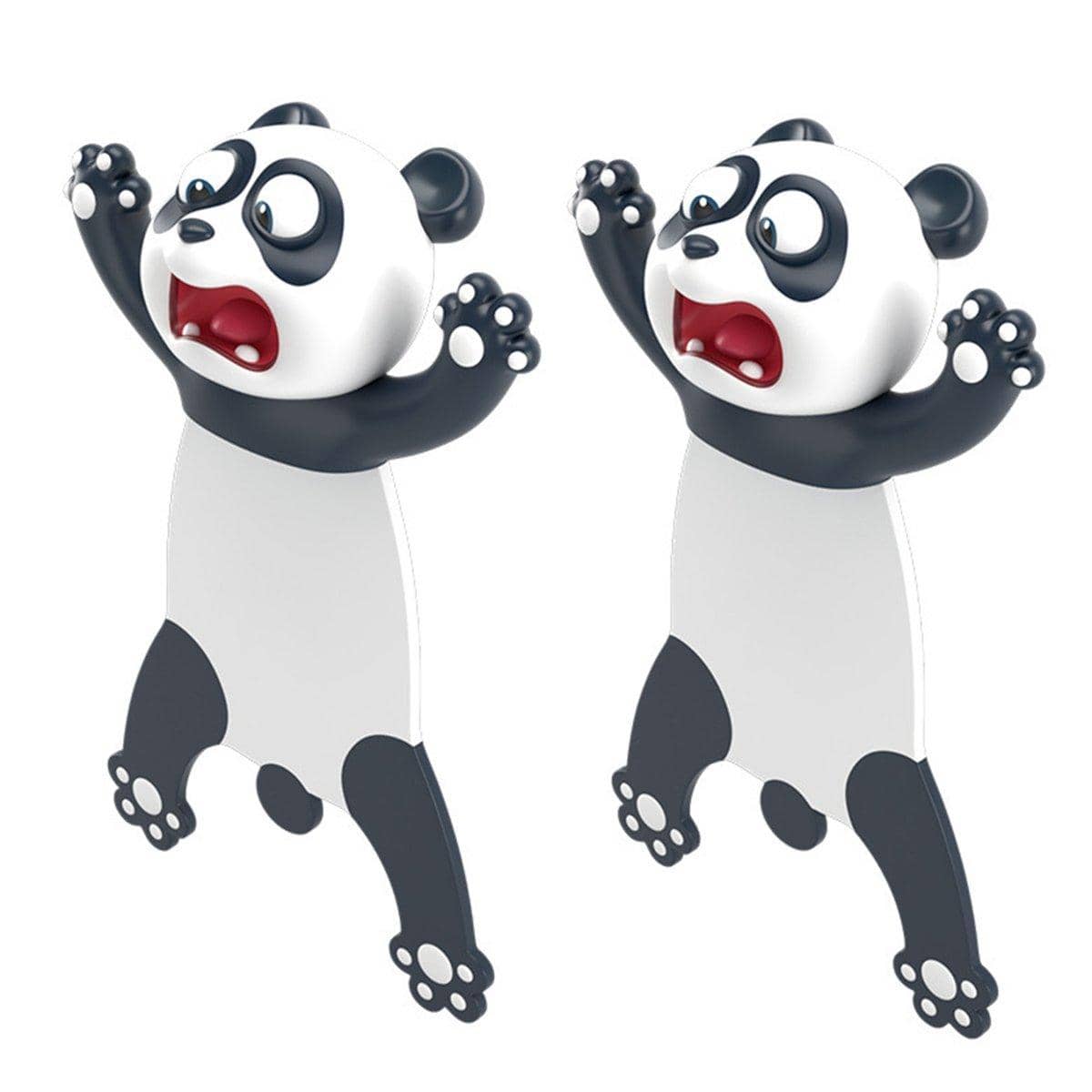 Cute 3D Panda Bookmarks Set of 2 Creative Animal Page Markers for Book Lovers - view 2