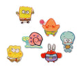 Cute Acrylic Duckbill Hair Clip Barrette - Orange Starfish with Lollipop - view 3