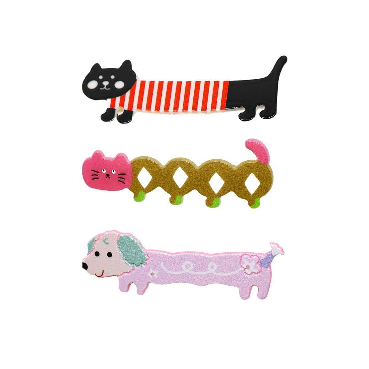 Cute Dog Hair Clip for Girls - Pink - view 3