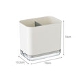 Cutlery Drainer Basket Storage Holder Rack - Green - view 4