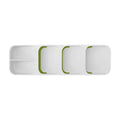 Cutlery Drawer Organiser Tray with Non-Slip Base - White
