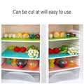Cuttable Anti-Slip Kitchen Drawer and Fridge Liner Mats, Pack of 4 - Orange - view 5