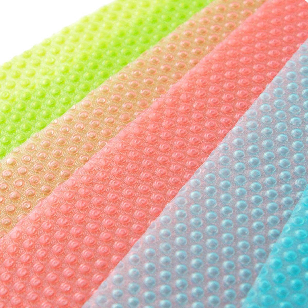 Cuttable EVA Anti-Slip Liner Pads for Fridge and Cabinet, Pack of 20 - Clear, Convex Dot - view 3