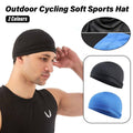 Cycling Beanie Sports Cap for Men and Women, Soft Headgear - Blue - view 2